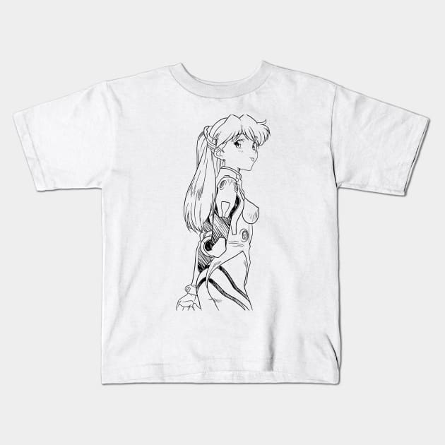 Evangelion Kids T-Shirt by Vhitostore